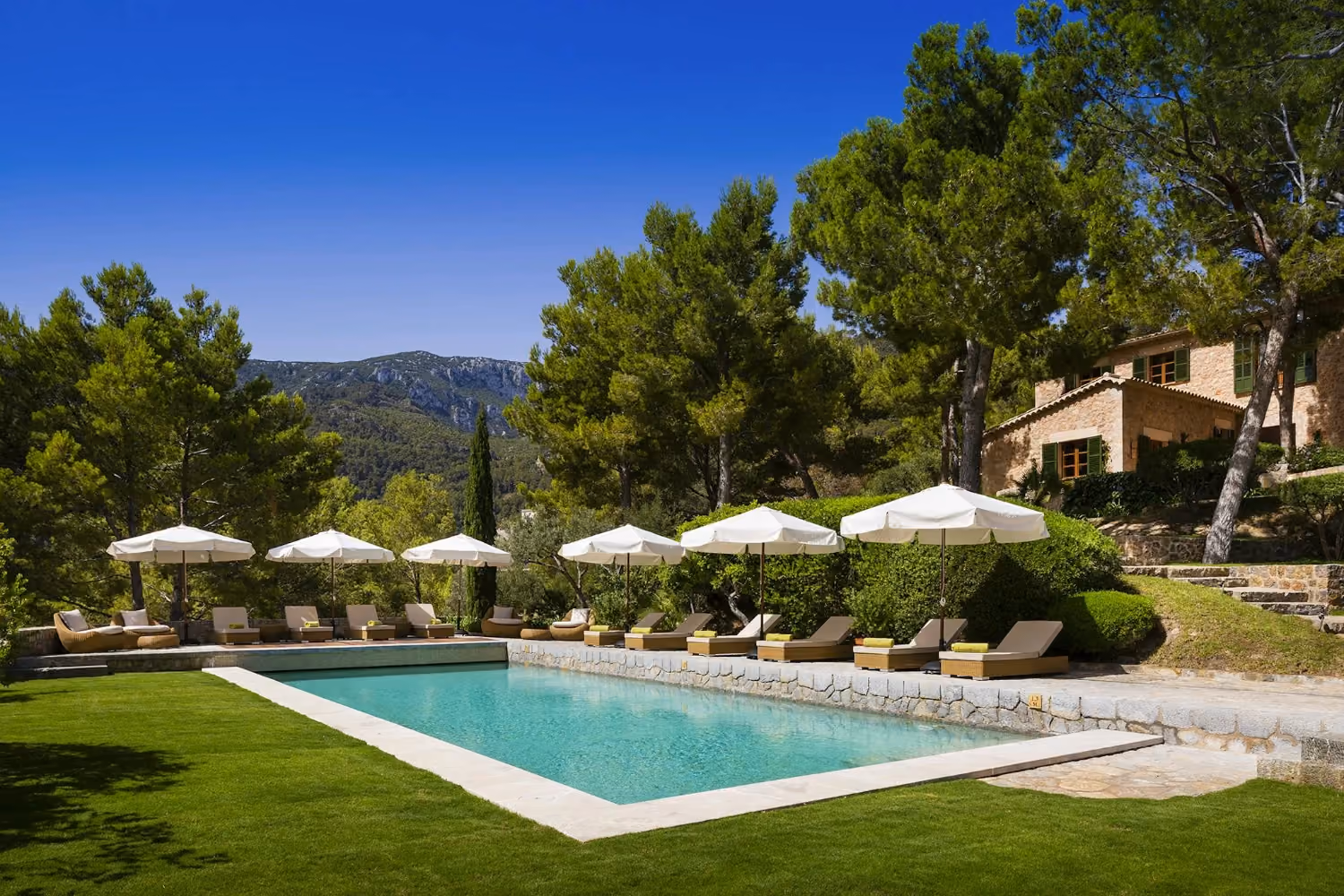 This is the Thumbnail for the Modern Coastal Villa in Mallorca with Heated Pool, Sea and Mountain Views, and Outdoor Bar item