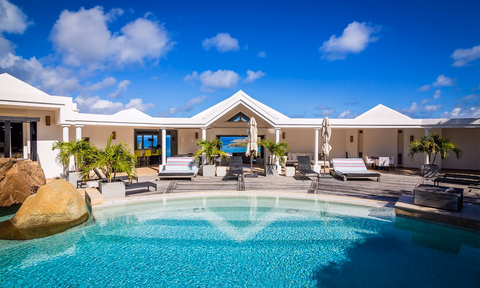 This is the Thumbnail for the St Barts Vacation Villa With Serene Ocean Views & Private Seaside Deck item