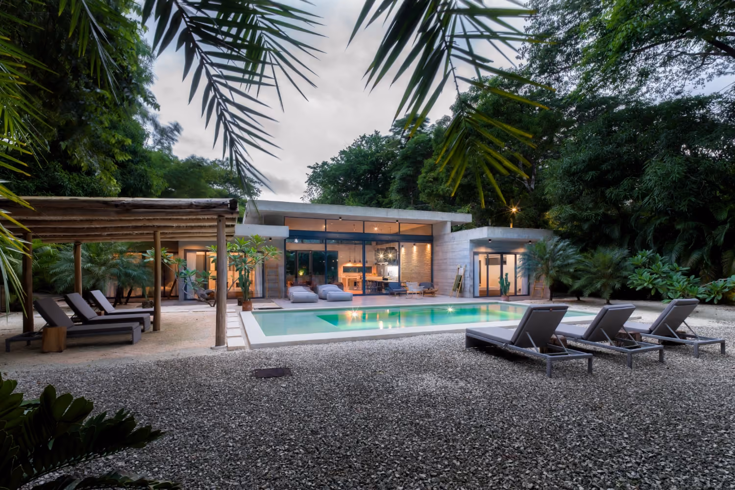 This is the Thumbnail for the 5-Star Santa Teresa Beachhouse on 1.6 Acre Estate With Pool & Direct Beach Access item