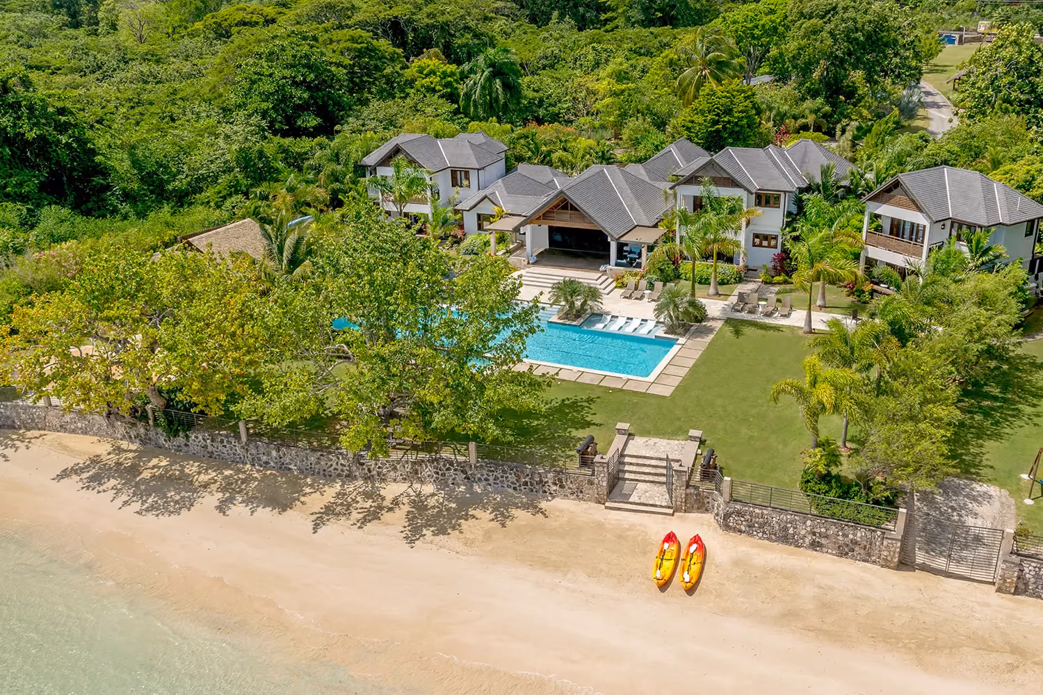 This is the Thumbnail for the Oceanfront Villa in Jamaica on Near-Private Beach item