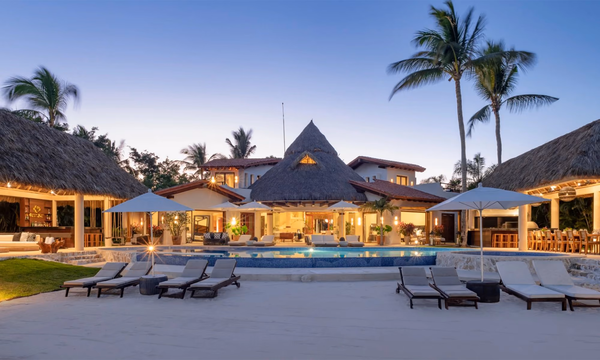 This is the Thumbnail for the Vast Punta Mita Private Estate With Gym, Surf Center, Outdoor Bar, & Private Beach item