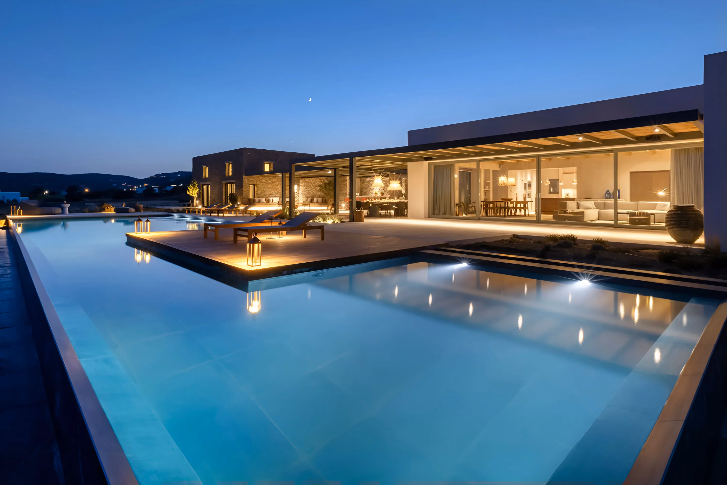 This is the Thumbnail for the Modern Luxury Villa in Greece With Pool, Sea Views, and Beaches Nearby item