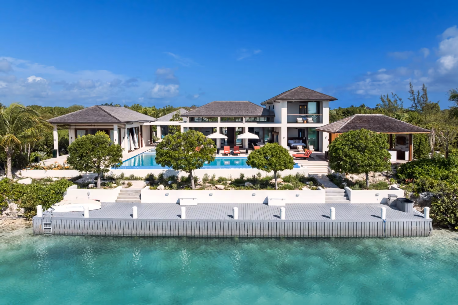 This is the Thumbnail for the Luxury Canalfront Villa in Turks & Caicos with Pool, Jacuzzi, and Private Dock item