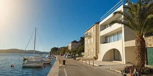 This is the Thumbnail for the Stunning Waterfront Villa in Croatia with Pool, Barbecue, and Sea Views item