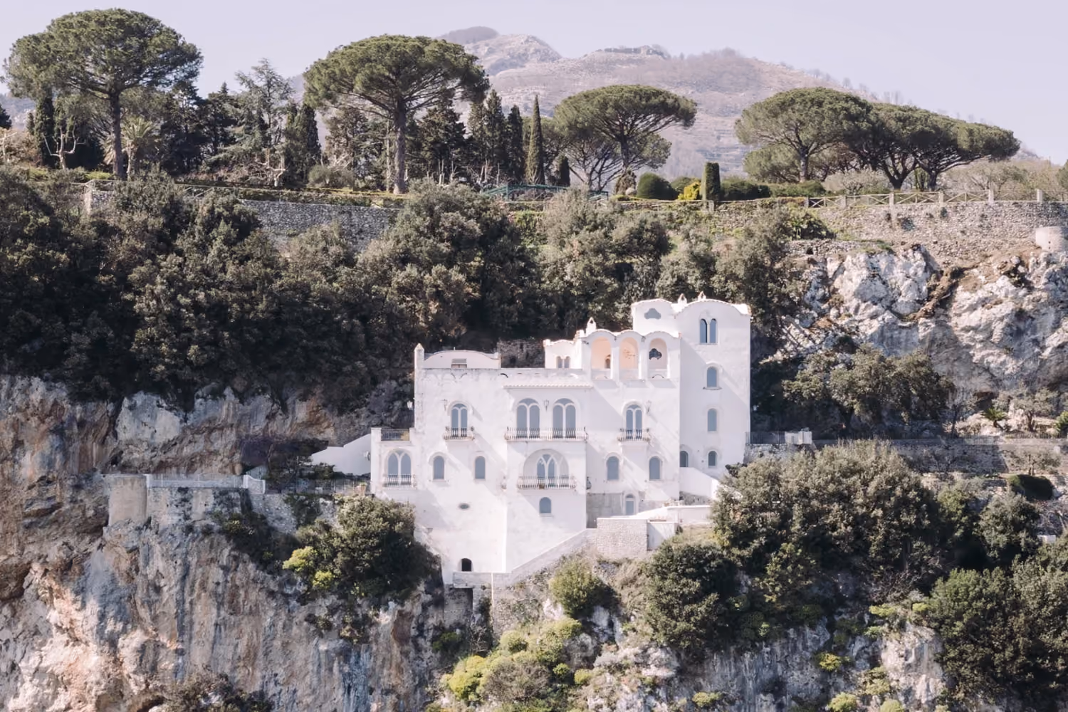 This is the Thumbnail for the Historic Palatial Villa in Amalfi Coast With Pool, Jacuzzi, and Sea Views item