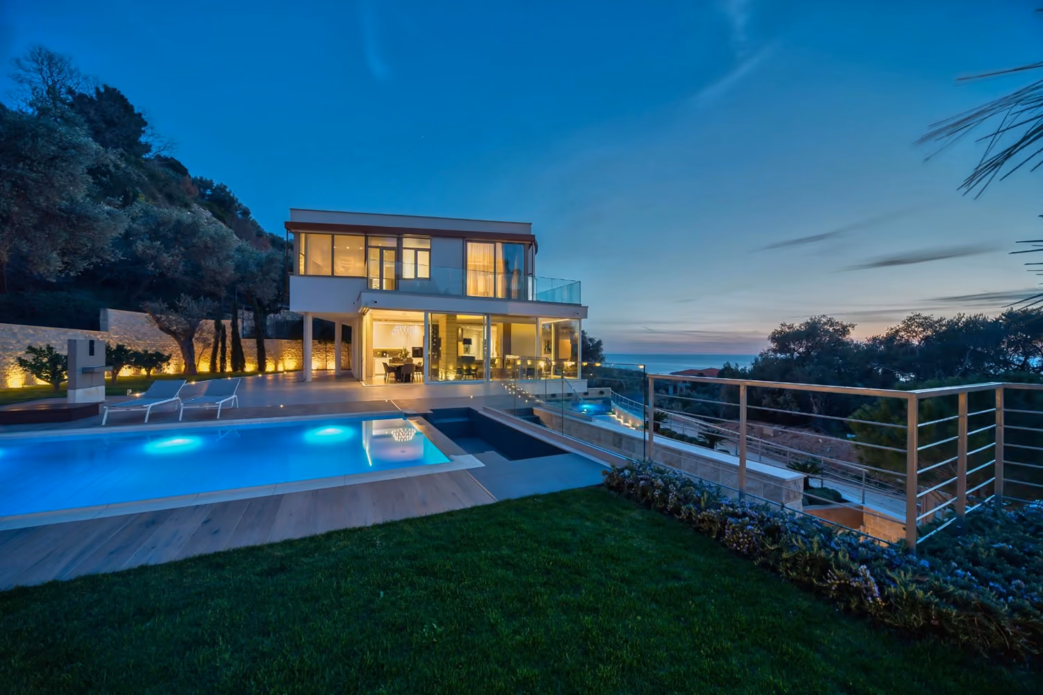 This is the Thumbnail for the Seafront Montenegro Luxury Villa Il Sole with Spa and Swimming Pools item