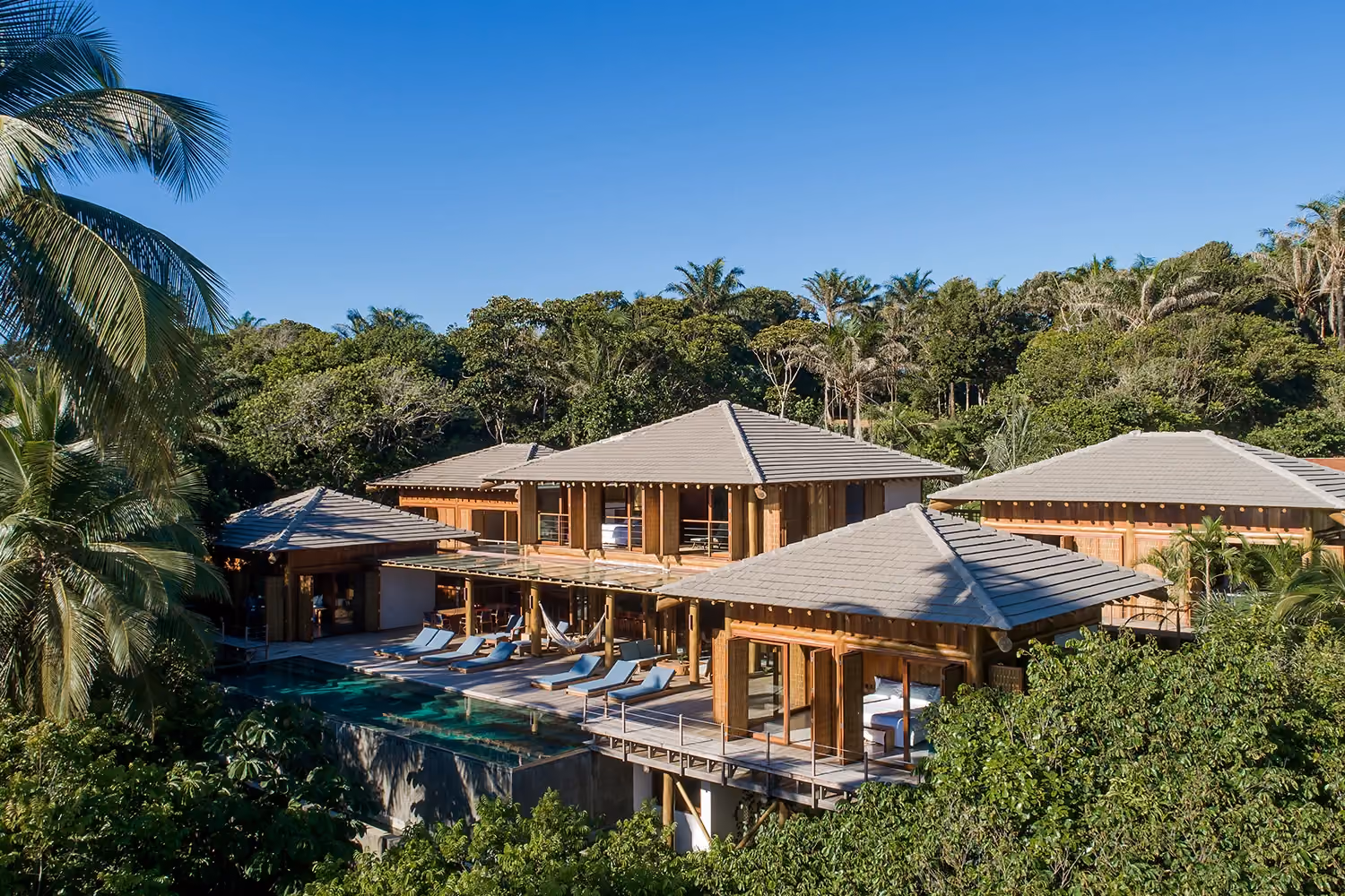 This is the Thumbnail for the Luxury Cliffside Bungalow in Bahia with Infinity Pool and Ocean Views item