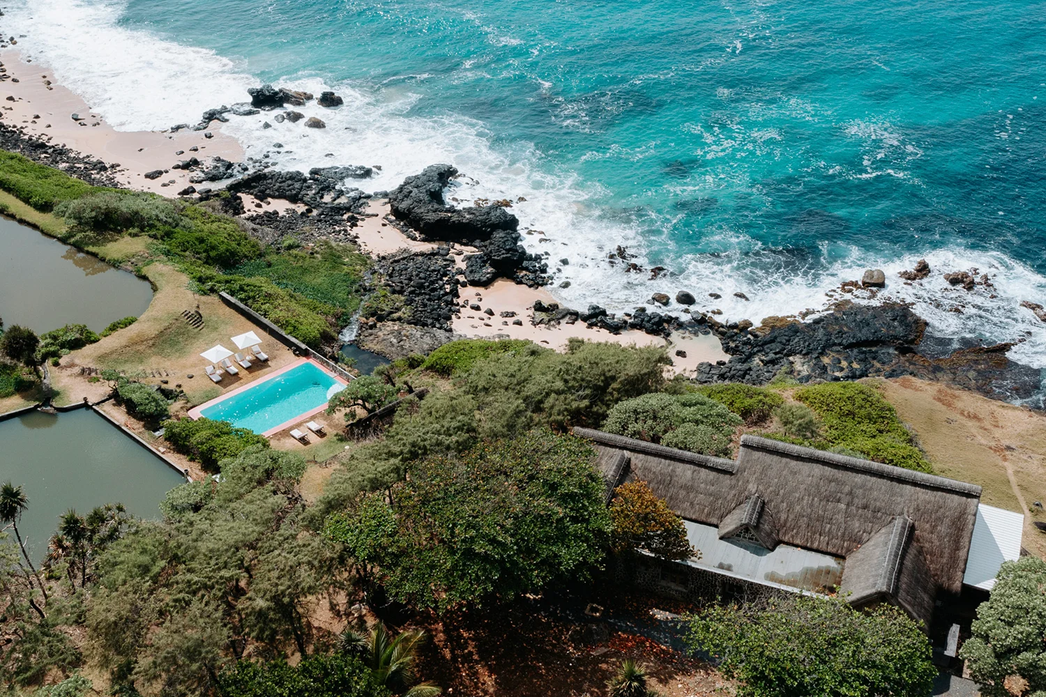 This is the Thumbnail for the Historic Oceanfront Villa in Mauritius With Infinity Pool item