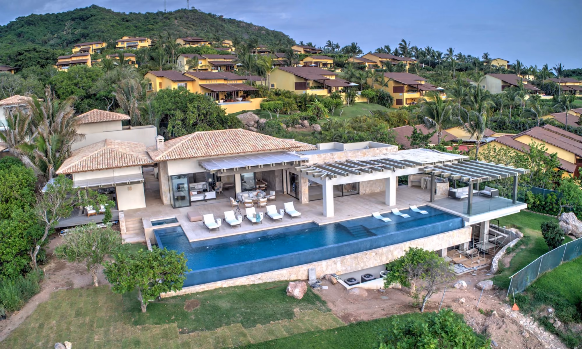 This is the Thumbnail for the Luxury 7-Bed Oceanfront Punta Mita Villa with Perfect Private Beach item
