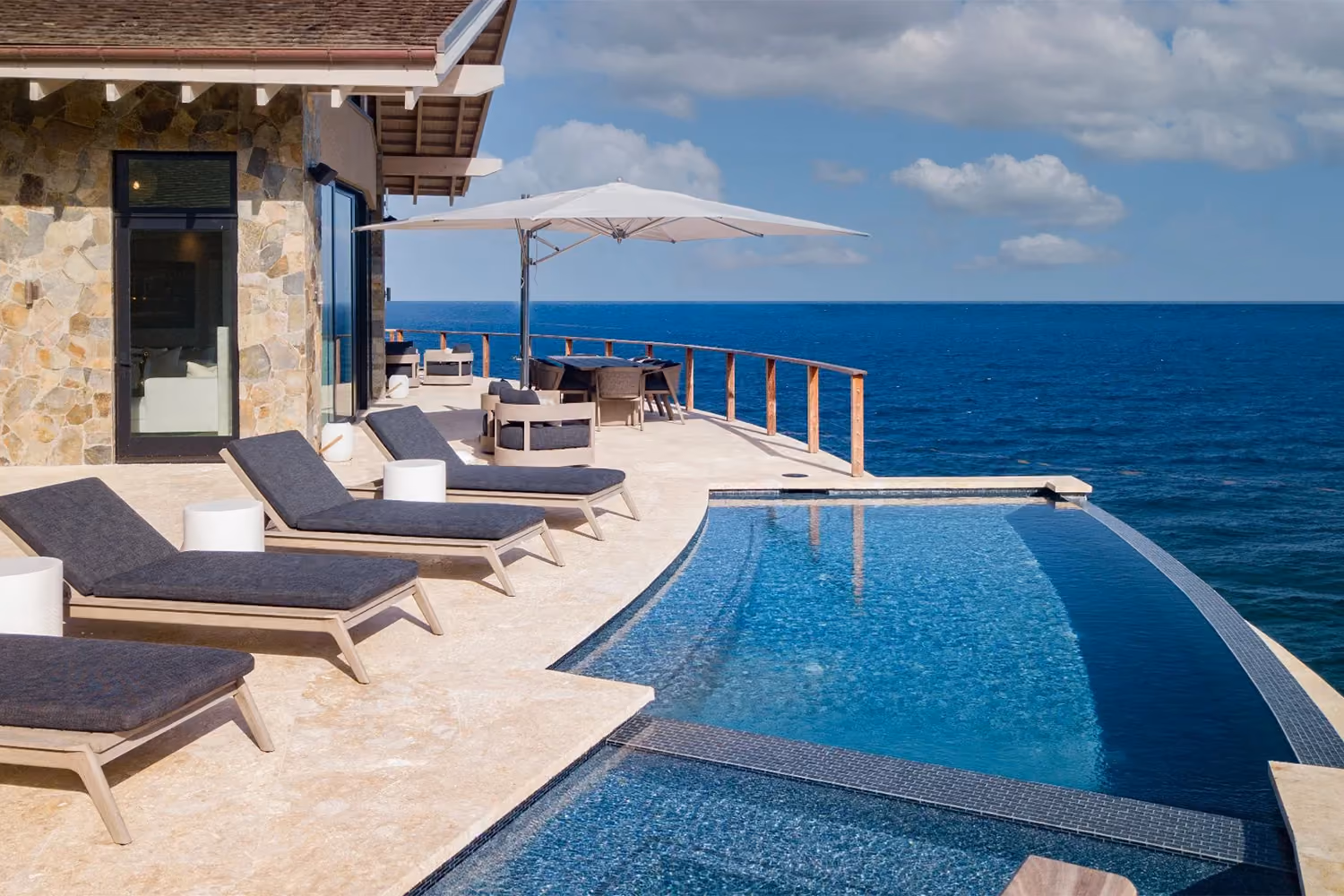 This is the Thumbnail for the Waterfront Villa in the British Virgin Islands with Infinity Pool, Jacuzzi, Media Room, and BBQ item