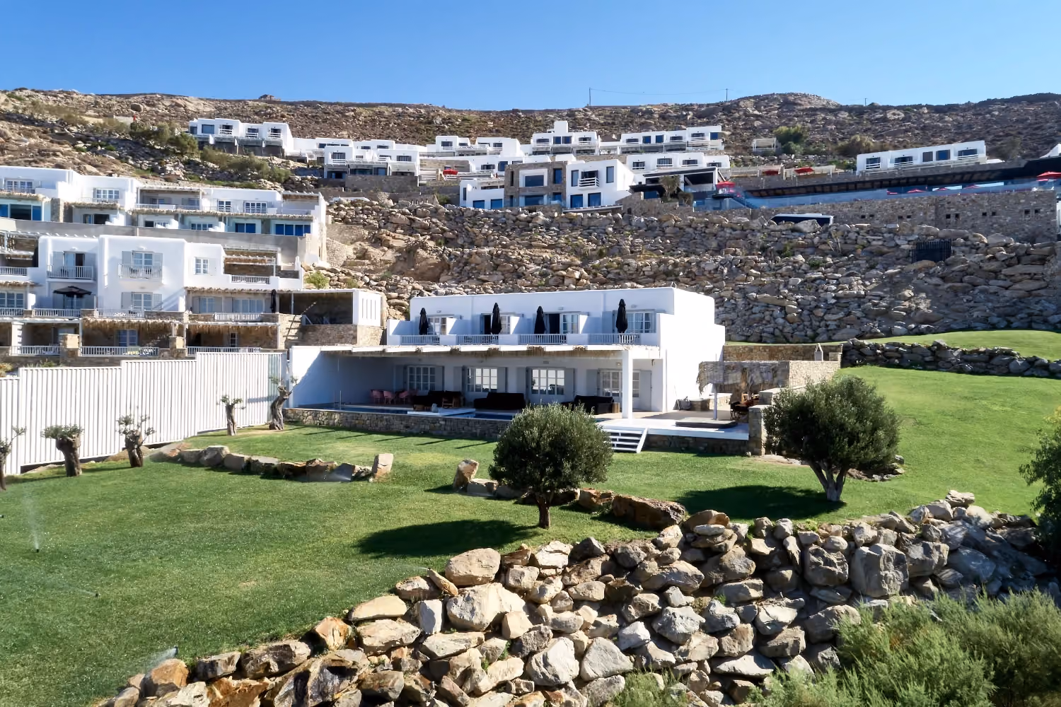 This is the Thumbnail for the Lavish Modern Villa in Mykonos with Saltwater Infinity Pool, Jacuzzi, and BBQ item