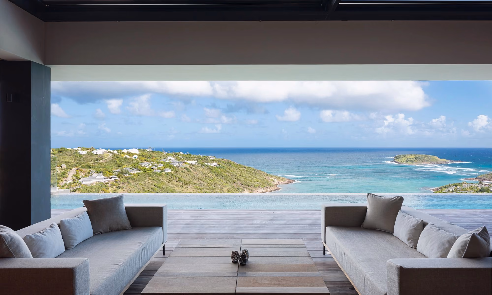 This is the Thumbnail for the Expansive Luxury Retreat in Marigot with Ocean Views and Heated Pool item