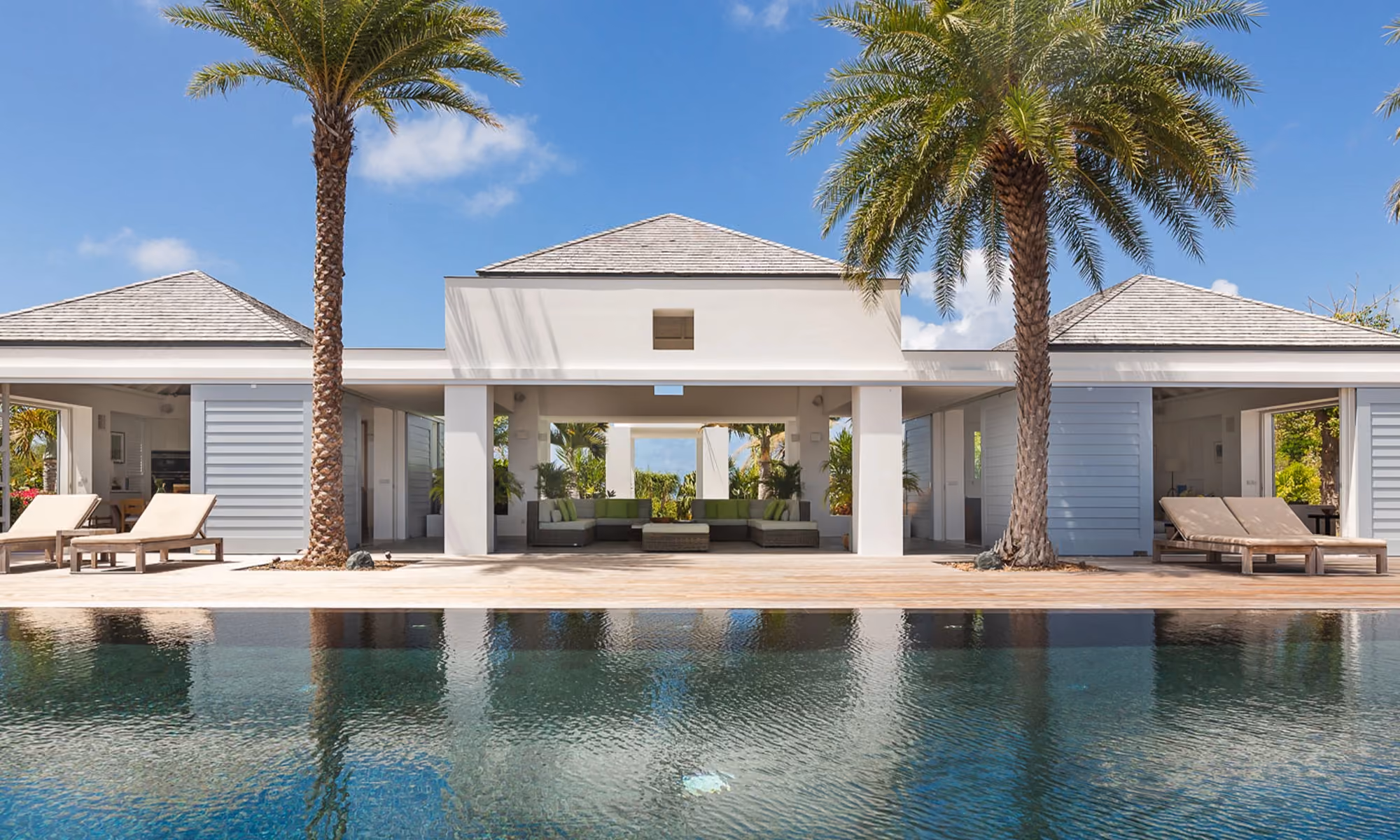 This is the Thumbnail for the Modern Pavilions Villa with wide ocean views item