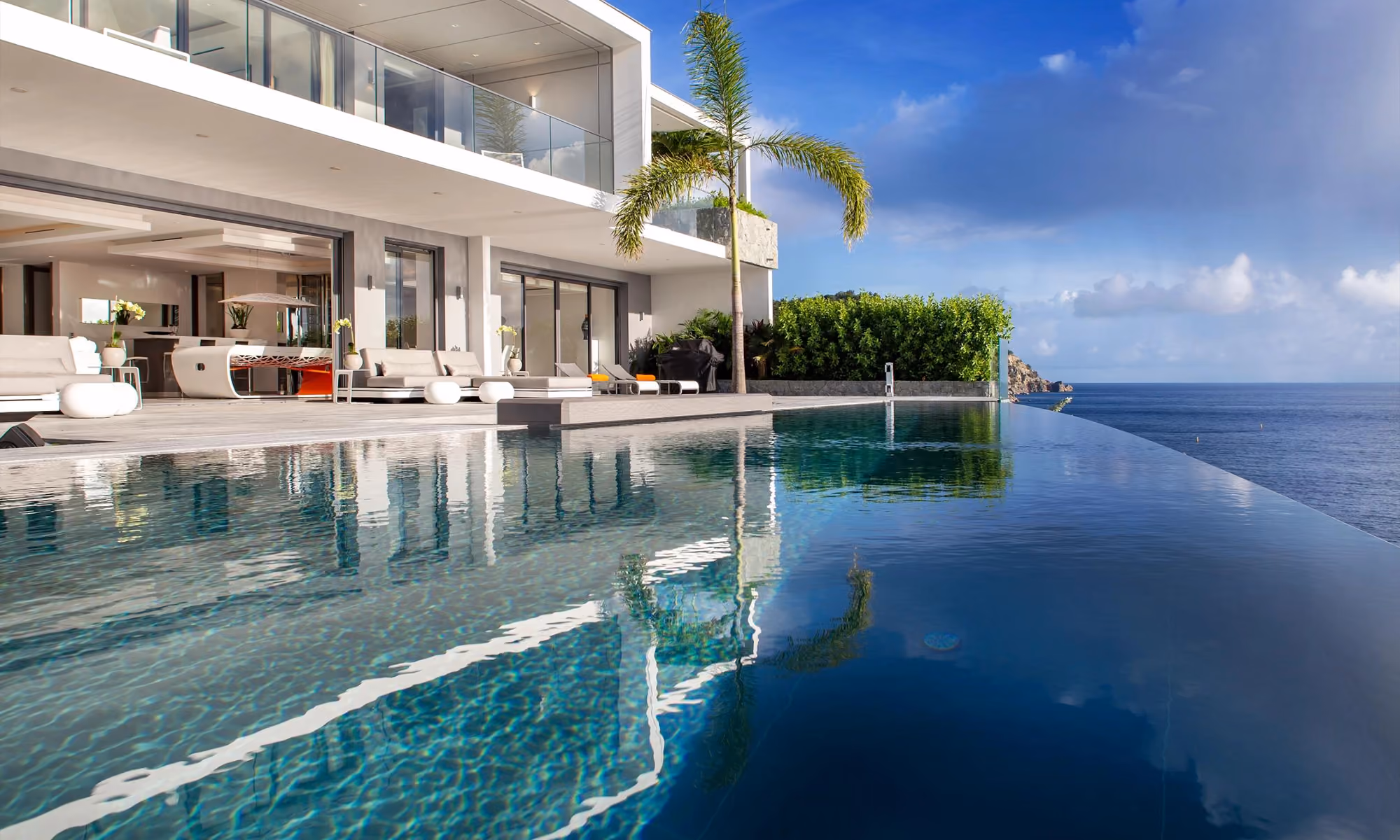 This is the Thumbnail for the St Barts Sparkling Luxury Ocean View Villa with Pool item