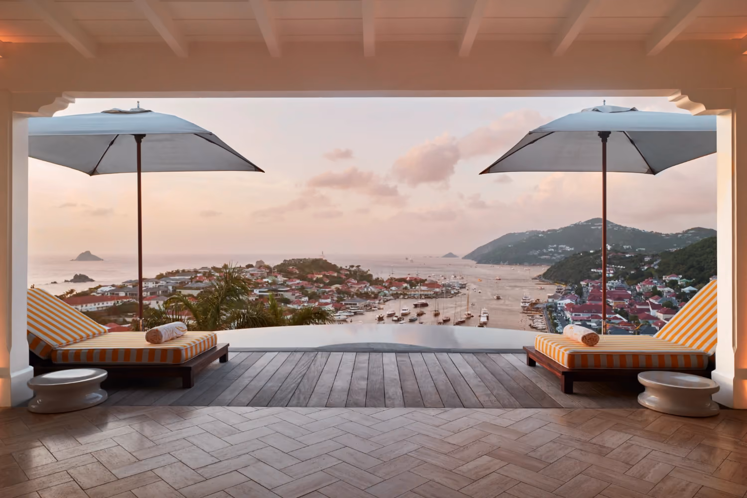 This is the Thumbnail for the Colonial-Style Hillside Villa in St. Barths with Infinity Pool, Sea Views, and Private Chef item