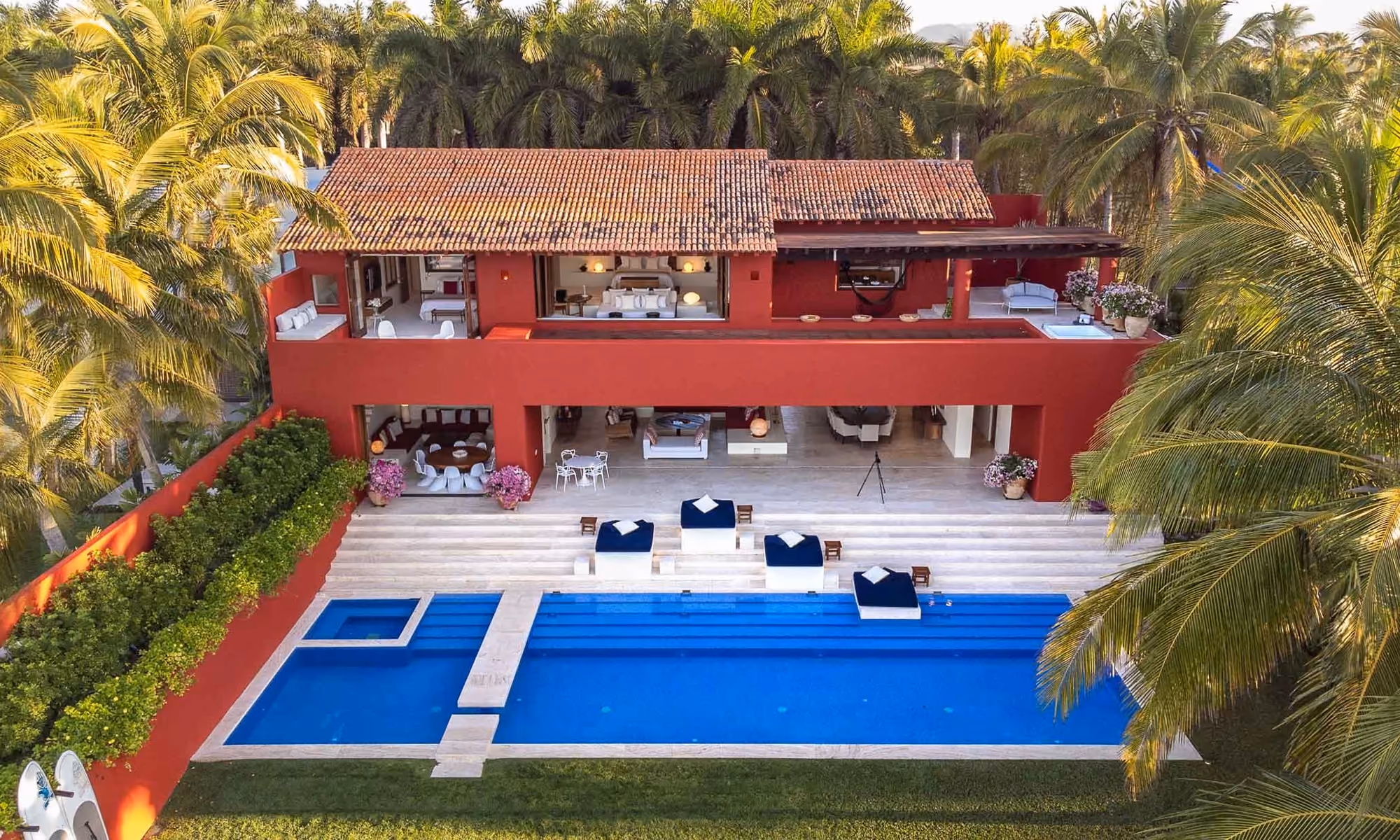 This is the Thumbnail for the Bold Luxury Chic Beachfront Vacation Rental in Punta Mita With Private Beach item