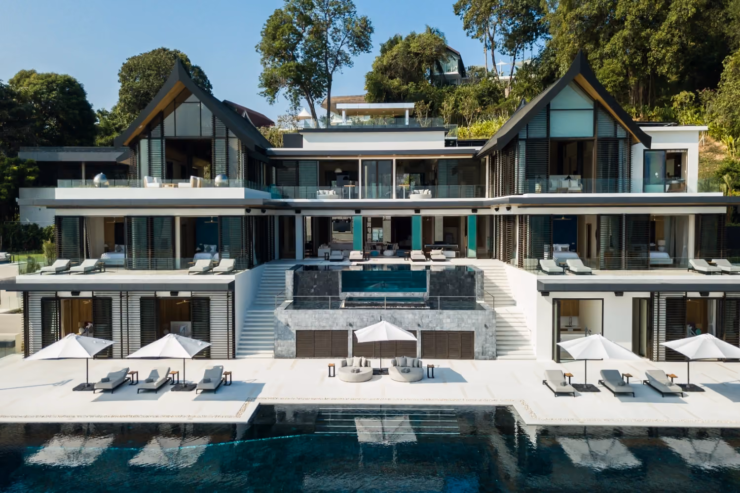 This is the Thumbnail for the Luxury Waterfront Villa in Phuket With Two Infinity Pools, Two Jacuzzis, and Staff item