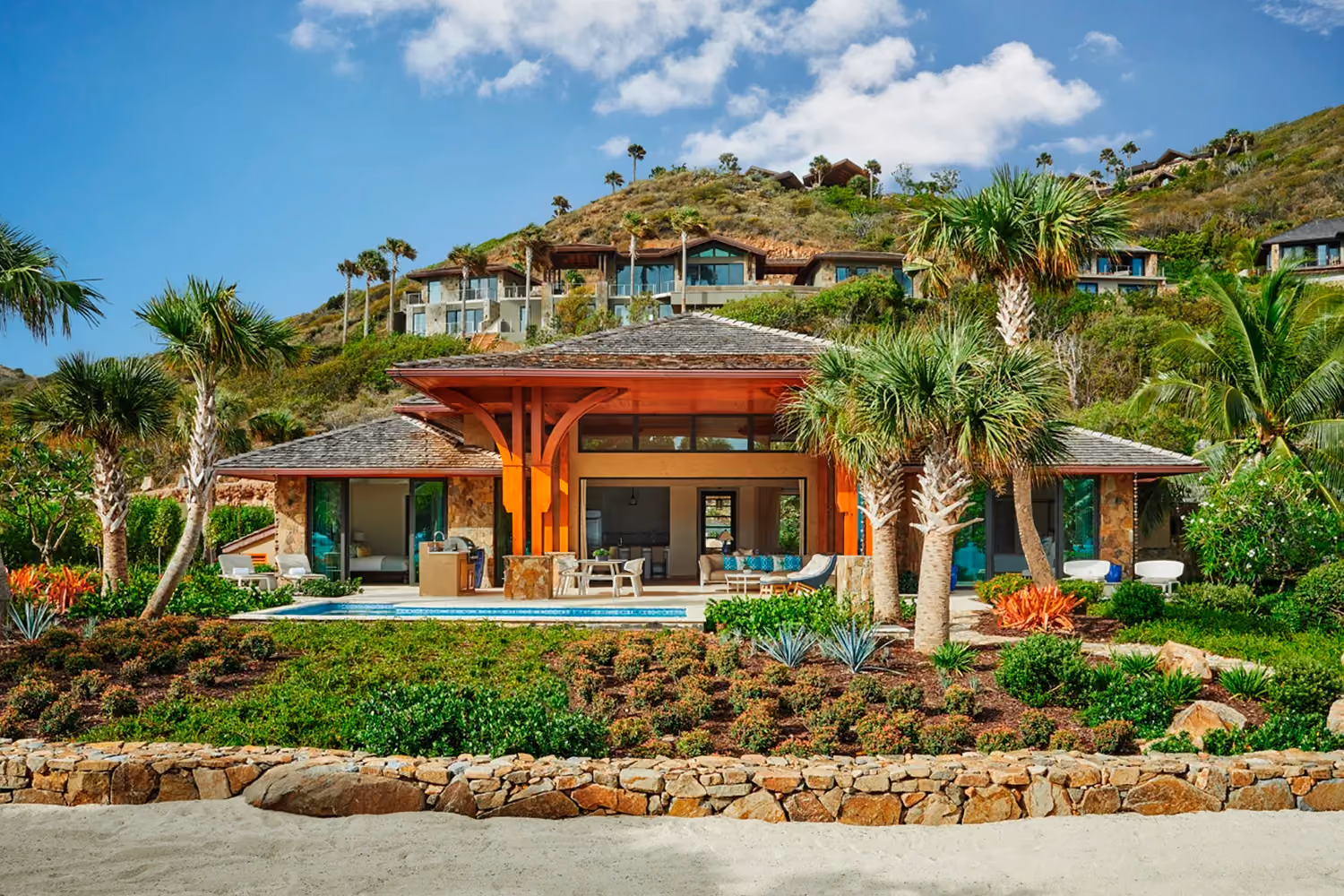 This is the Thumbnail for the Beachfront Luxury Villa in BVI with Pool and Golf Cart item