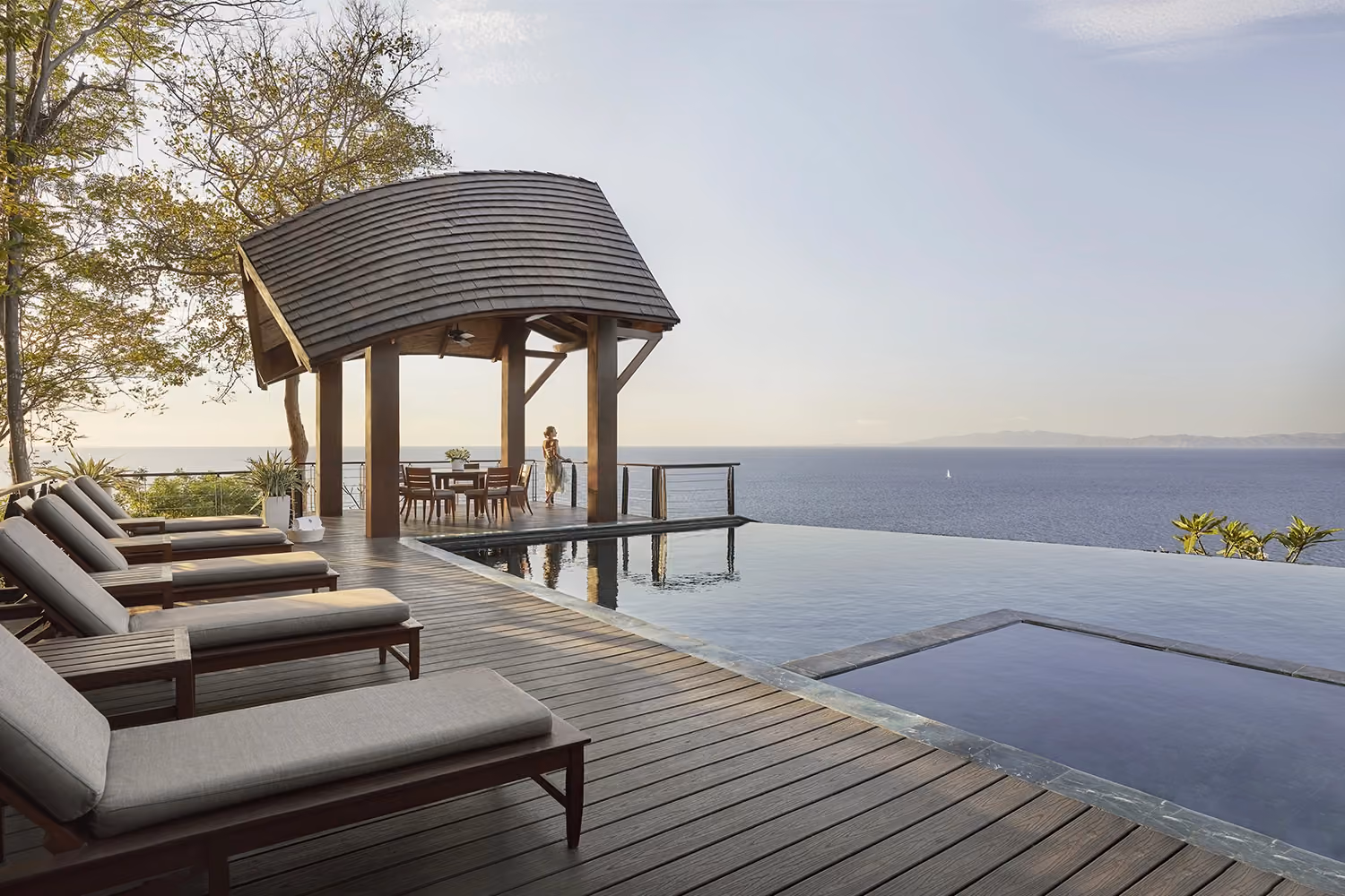 This is the Thumbnail for the Monkey Head Costa Rica Villa Rental With Infinity Pool, BBQ Pavilion, Whirlpool, & Unique Coastal Views item