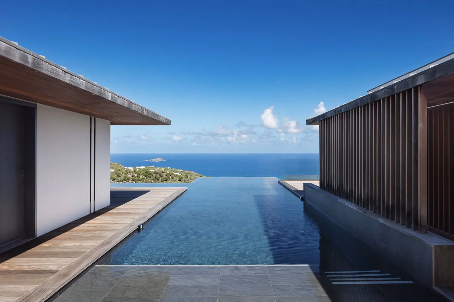 This is the Thumbnail for the Ultra-Modern Hillside Villa in St Barths With Heated Infinity Pool, Sea Views, and Fitness Room item