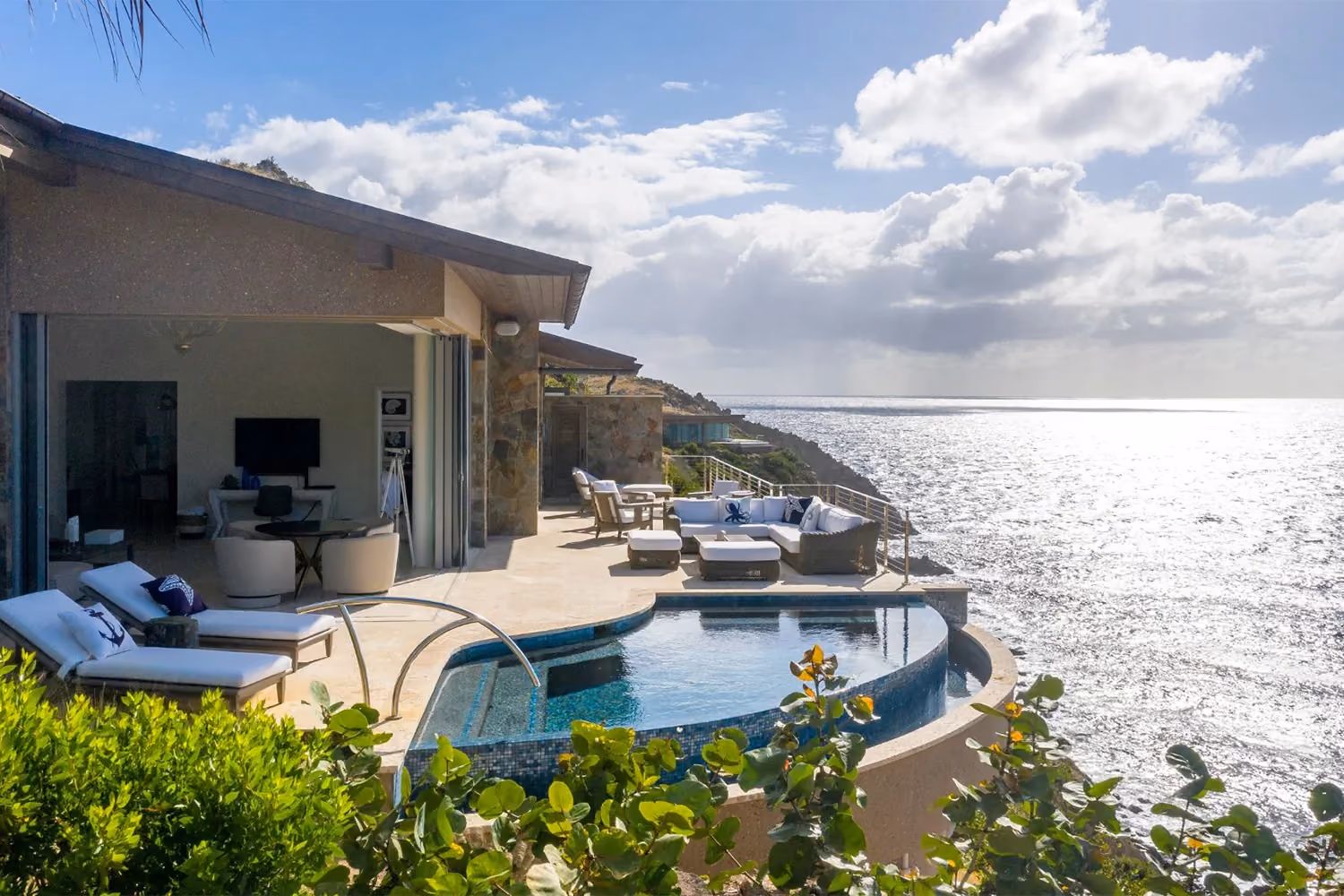 This is the Thumbnail for the Hilltop Luxury Villa in BVI with Heated Infinity Pool and Golf Cart item