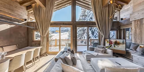 This is the Thumbnail for the Unspoilt Pralong Piste Chalet With Indoor Pool, Large Jacuzzi & Outdoor Sauna item