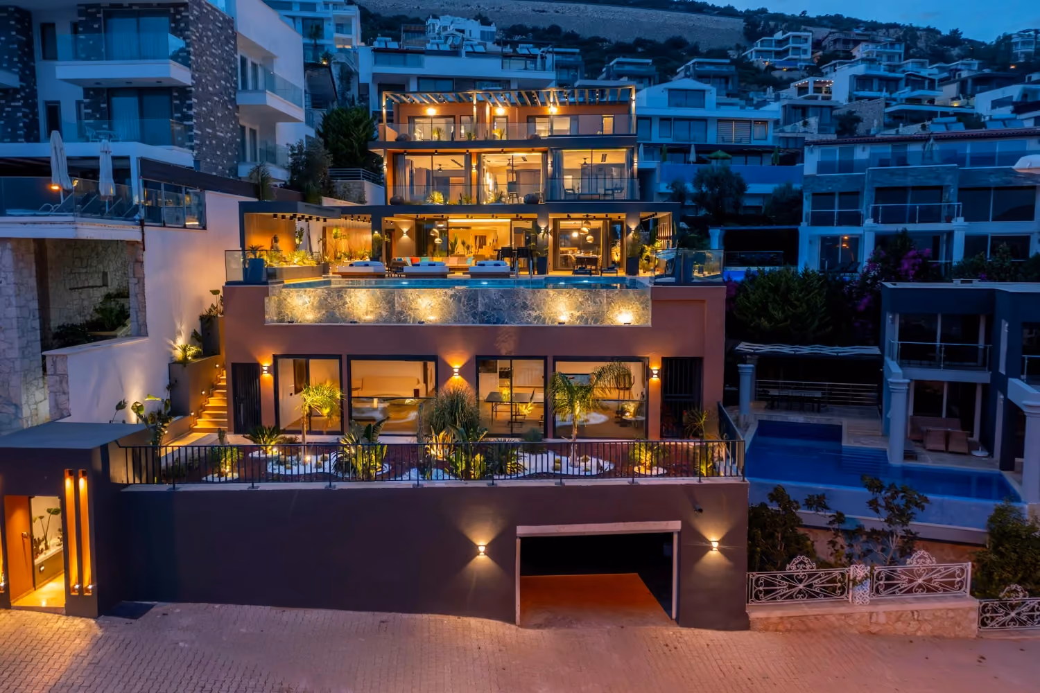 This is the Thumbnail for the Panoramic Luxury Villa in Turkey with Pool, Sauna, and BBQ item