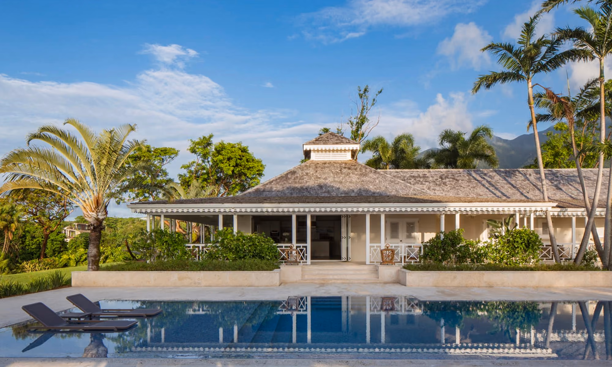 This is the Thumbnail for the Nevis Island Villa Rental in The Caribbean With Heated Infinity Pool, Hot Tub, & BBQ Pavilion in Four Seasons Resort  item