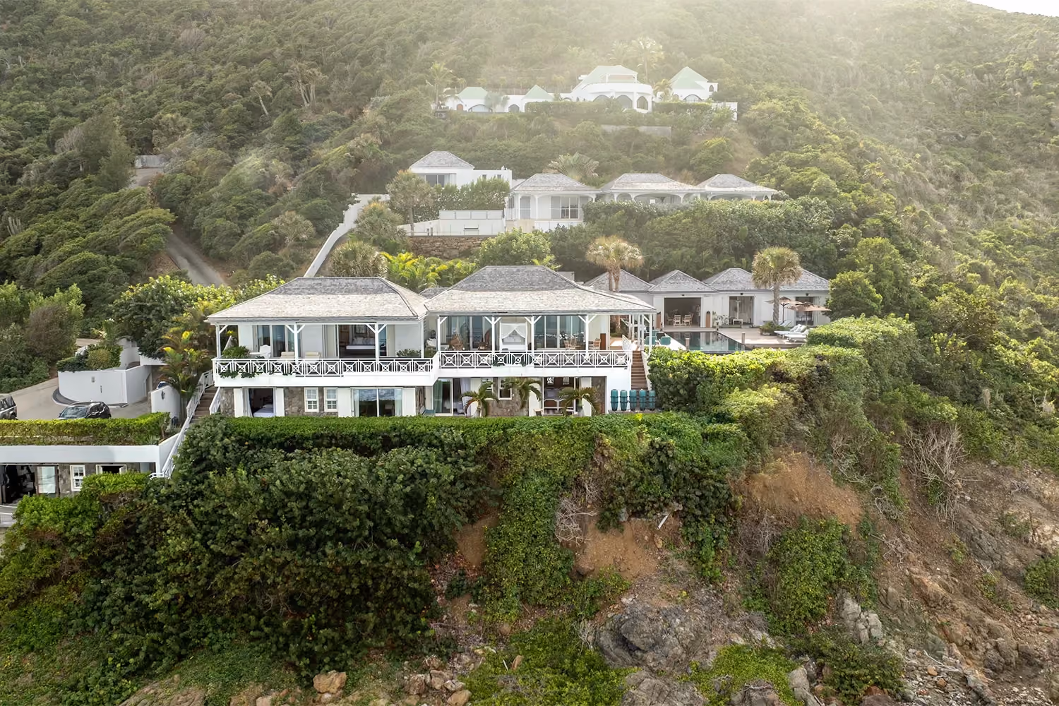 This is the Thumbnail for the Luxury Oceanfront Retreat with Heated Lava-Stone Pool, Fitness Room, and Chef-Ready Kitchen item