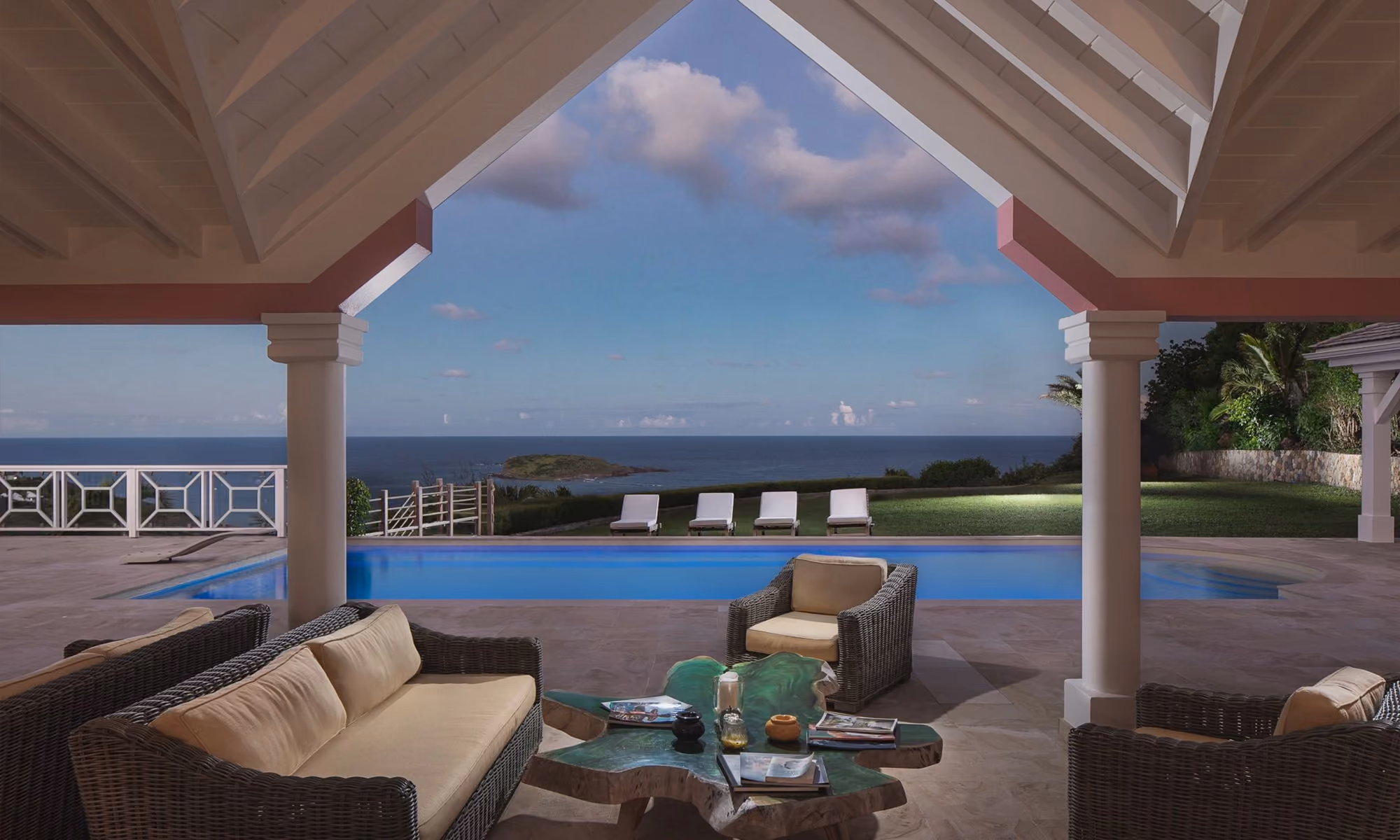 This is the Thumbnail for the St. Barts Villa with Panoramic Ocean Views and a Heated Pool item