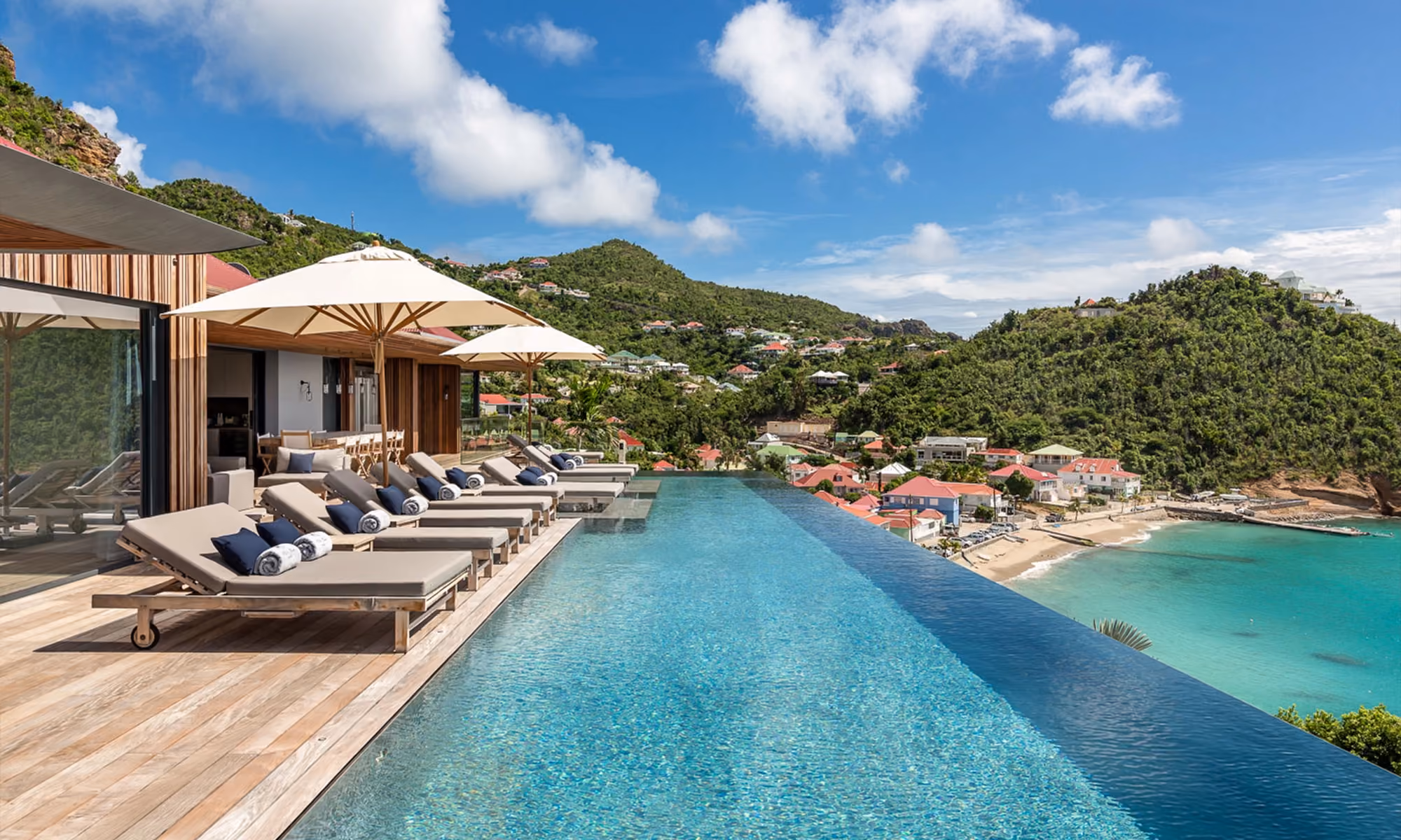 This is the Thumbnail for the Corossol Beach & Sailboat View Property With Heated Infinity Pool, Fitness Room & a Home Cinema item