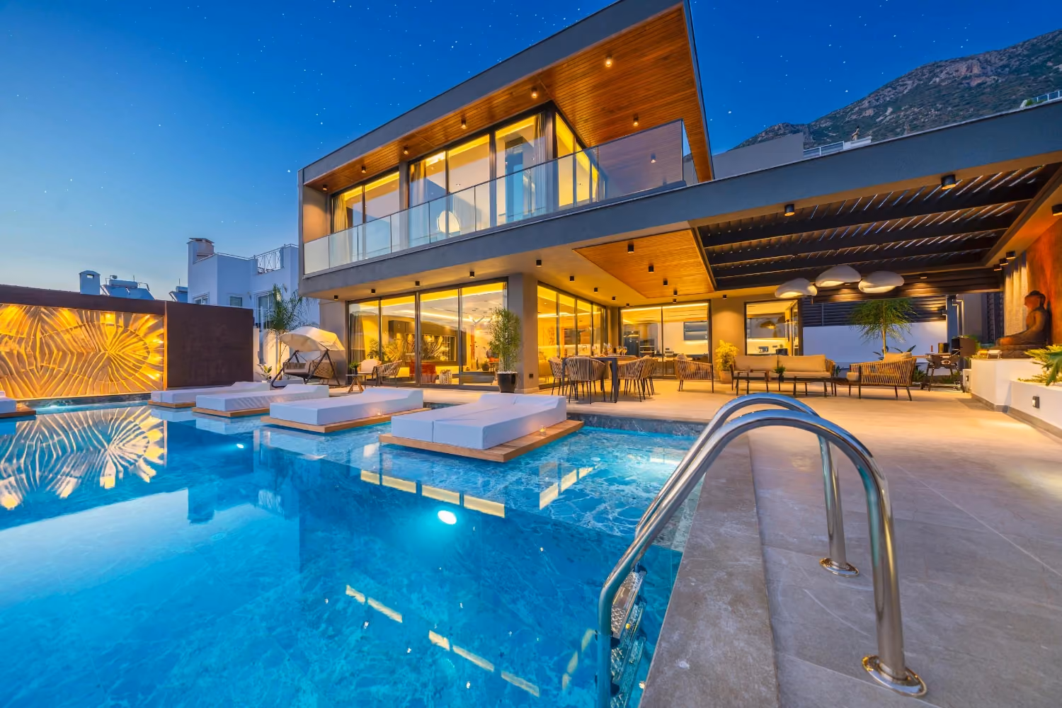 This is the Thumbnail for the Modern Luxury Villa in Turkey with Infinity Pool, Indoor Pool, and Sauna item