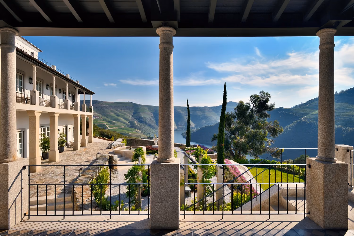 This is the Thumbnail for the Palatial Riverfront Villa in Portugal With Daily Housekeeping, Panoramic Views, and Private River Access item