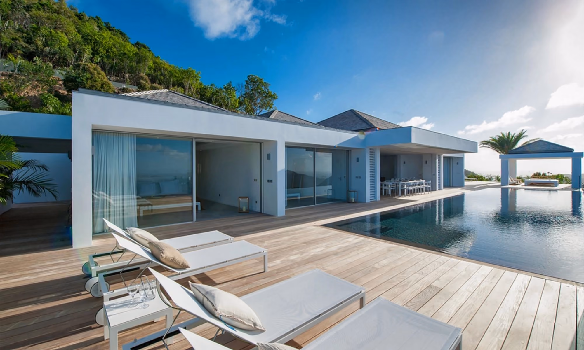 This is the Thumbnail for the St Barts Tropical Luxury Villa with Breathtaking Panoramic Ocean Views item
