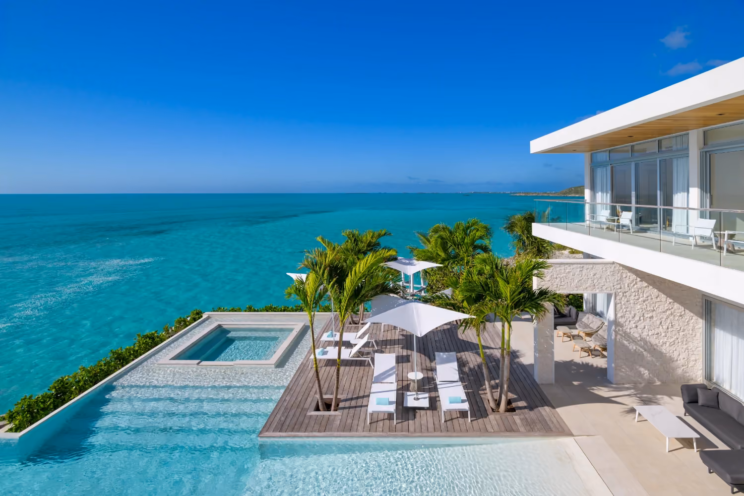 This is the Thumbnail for the Luxury Waterfront Villa in Turks & Caicos With Infinity Pool, Plunge Pool, and Direct Ocean Access item