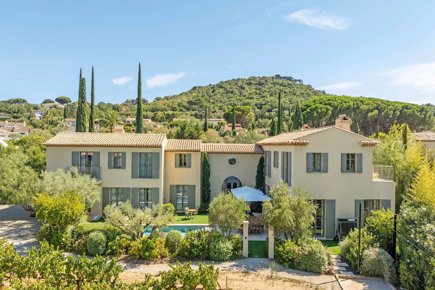 This is the Thumbnail for the Palatial Provençal Villa in St. Tropez with Pool, Sauna, and Cinema Room item