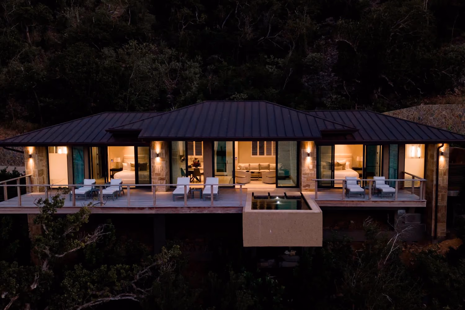 This is the Thumbnail for the Private Villa in the British Virgin Islands with Pool and Stunning Bay Views item