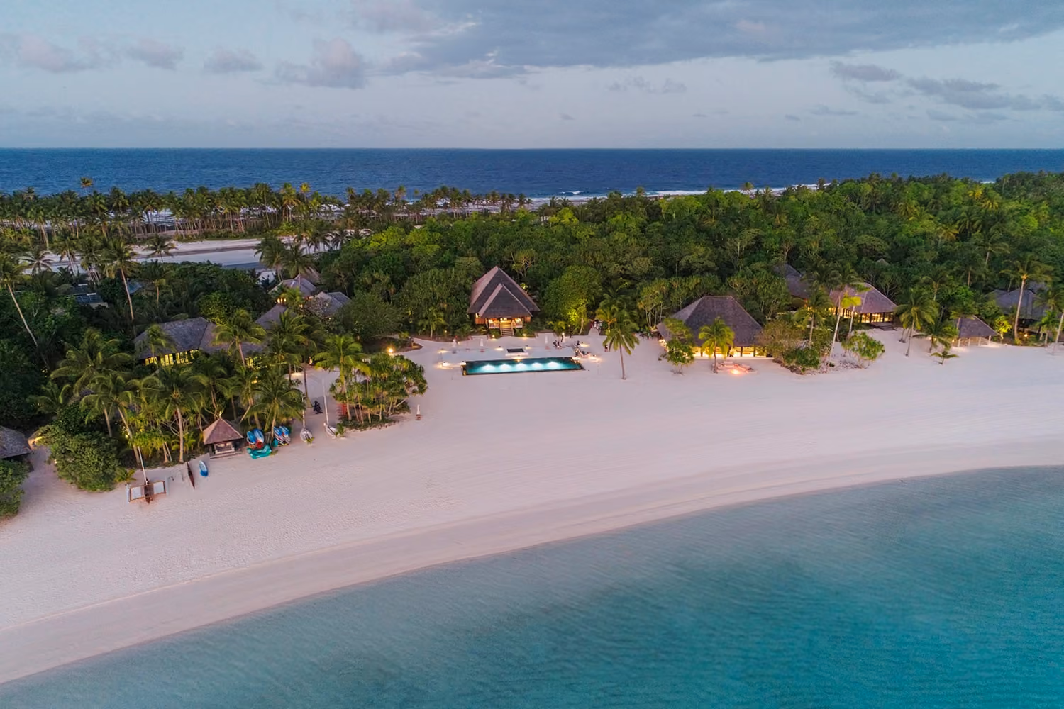 This is the Thumbnail for the Full-Service 52-Guest South Pacific Private Island item