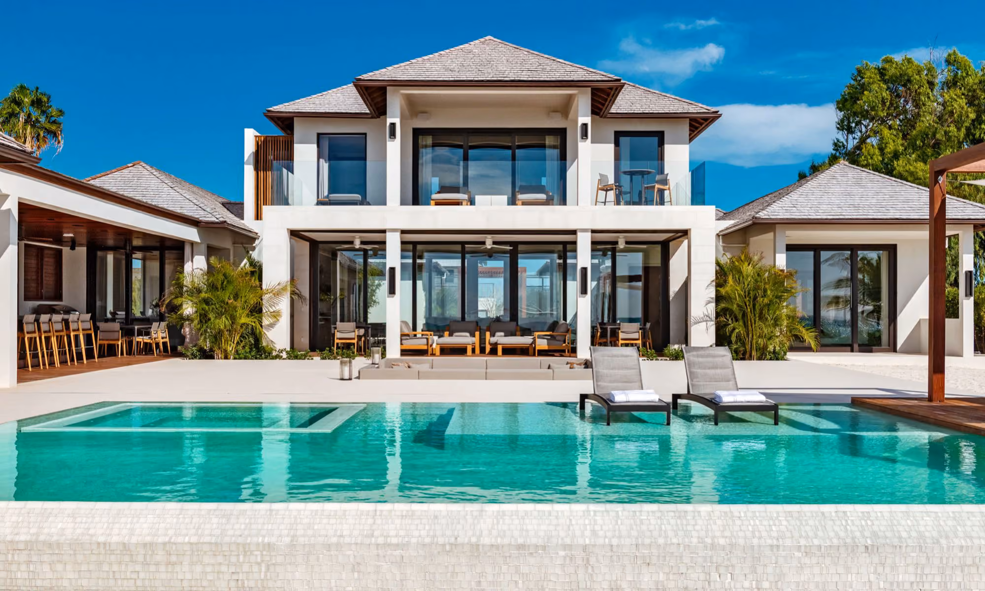 This is the Thumbnail for the Modern Oceanfront Estate with 2.5 Acres of Pure Paradise item