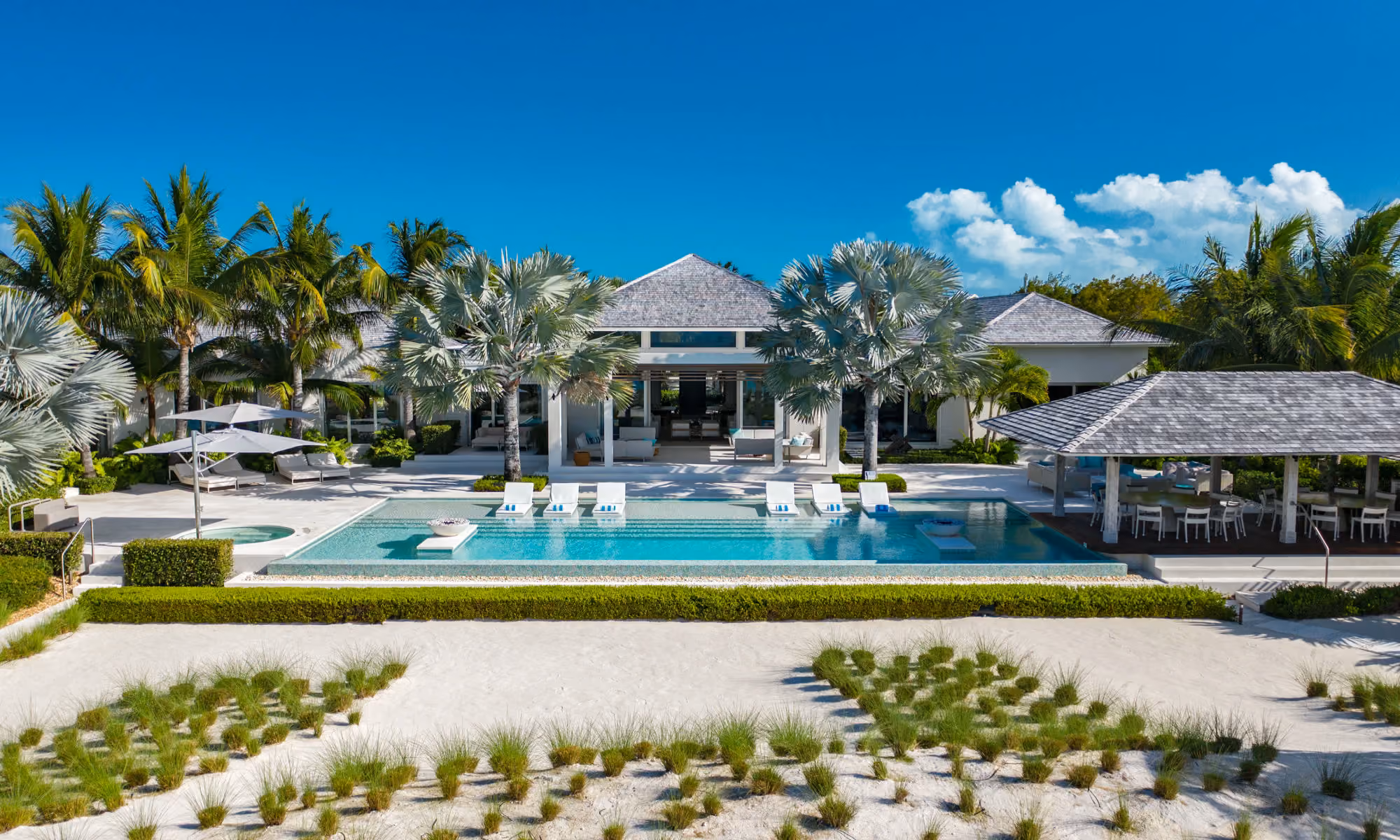 This is the Thumbnail for the Luxury Oceanfront Grace Bay Villa with Unbeatable Sea Views item
