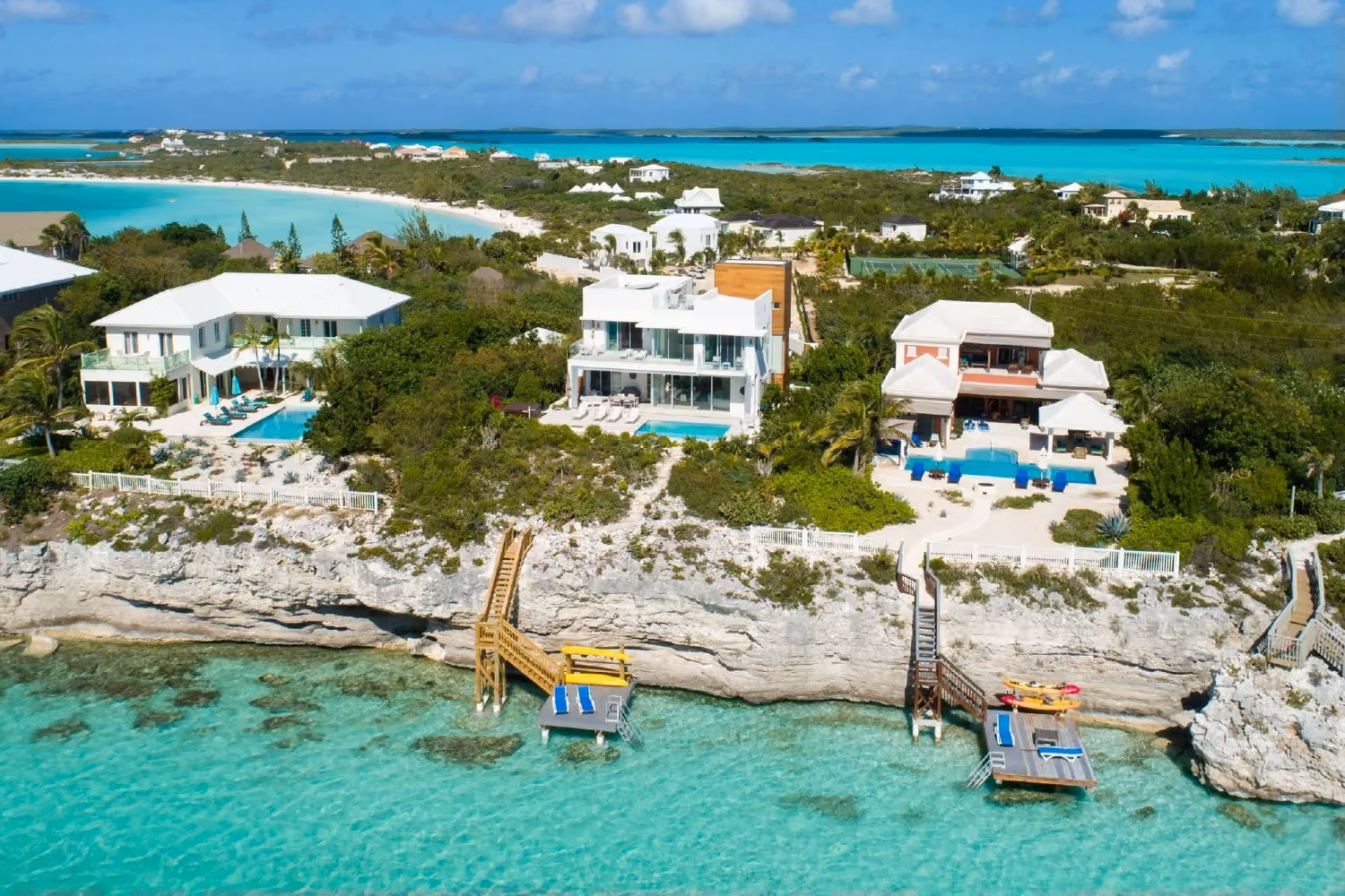 This is the Thumbnail for the Oceanfront Villa in Turks & Caicos with Infinity Pool and Rooftop Terrace item