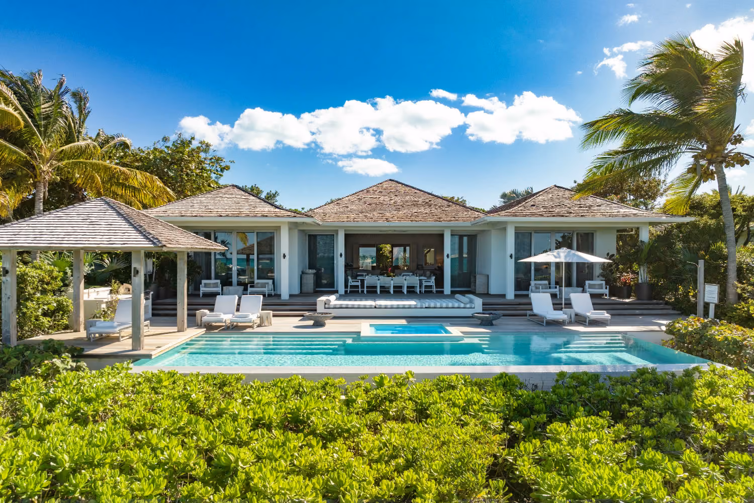 This is the Thumbnail for the 5-Bedroom Beachfront Turks and Caicos Vacation Rental with Ocean Views item