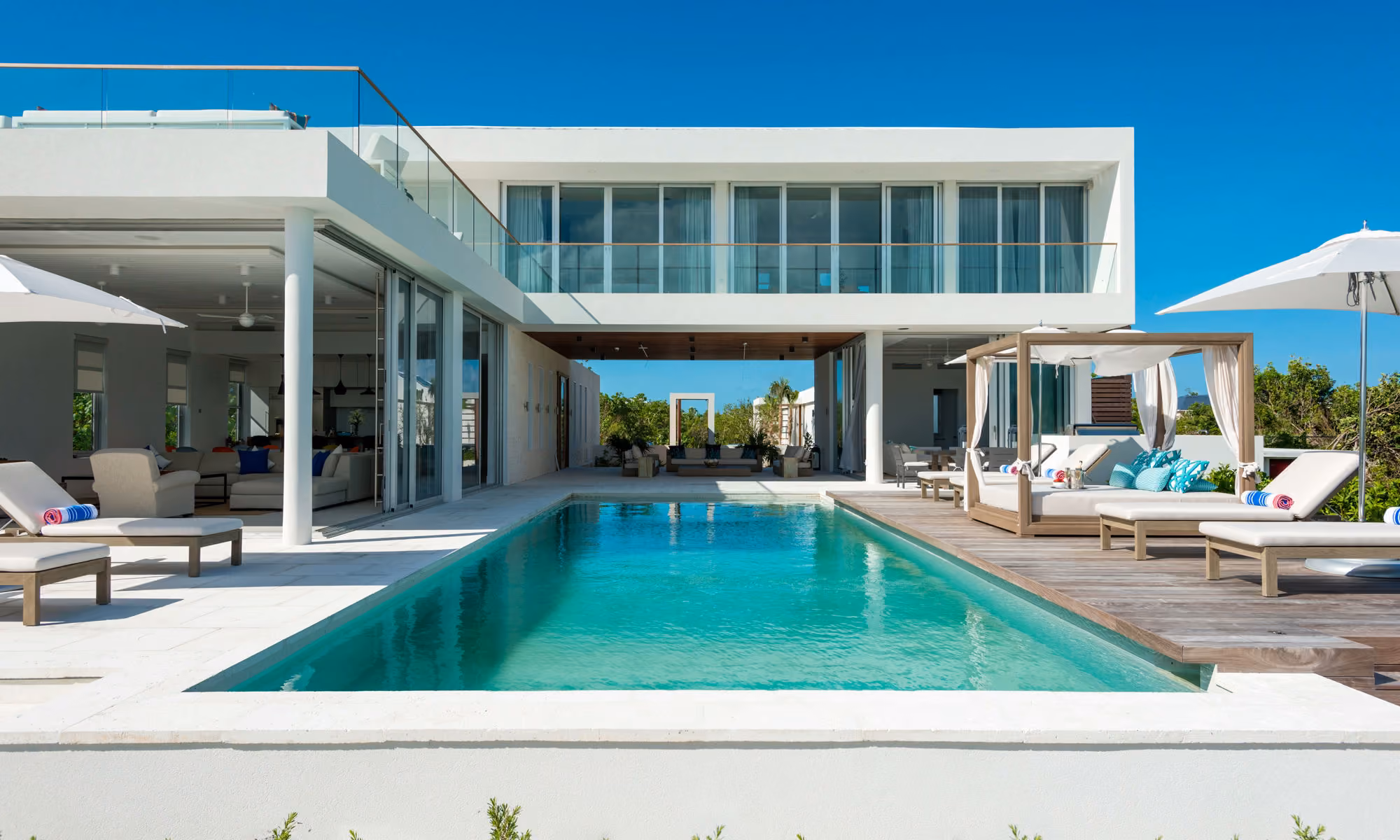 This is the Thumbnail for the Luxury Estate Villa in Turks & Caicos with Six Suites, Pool & Boat Dock item