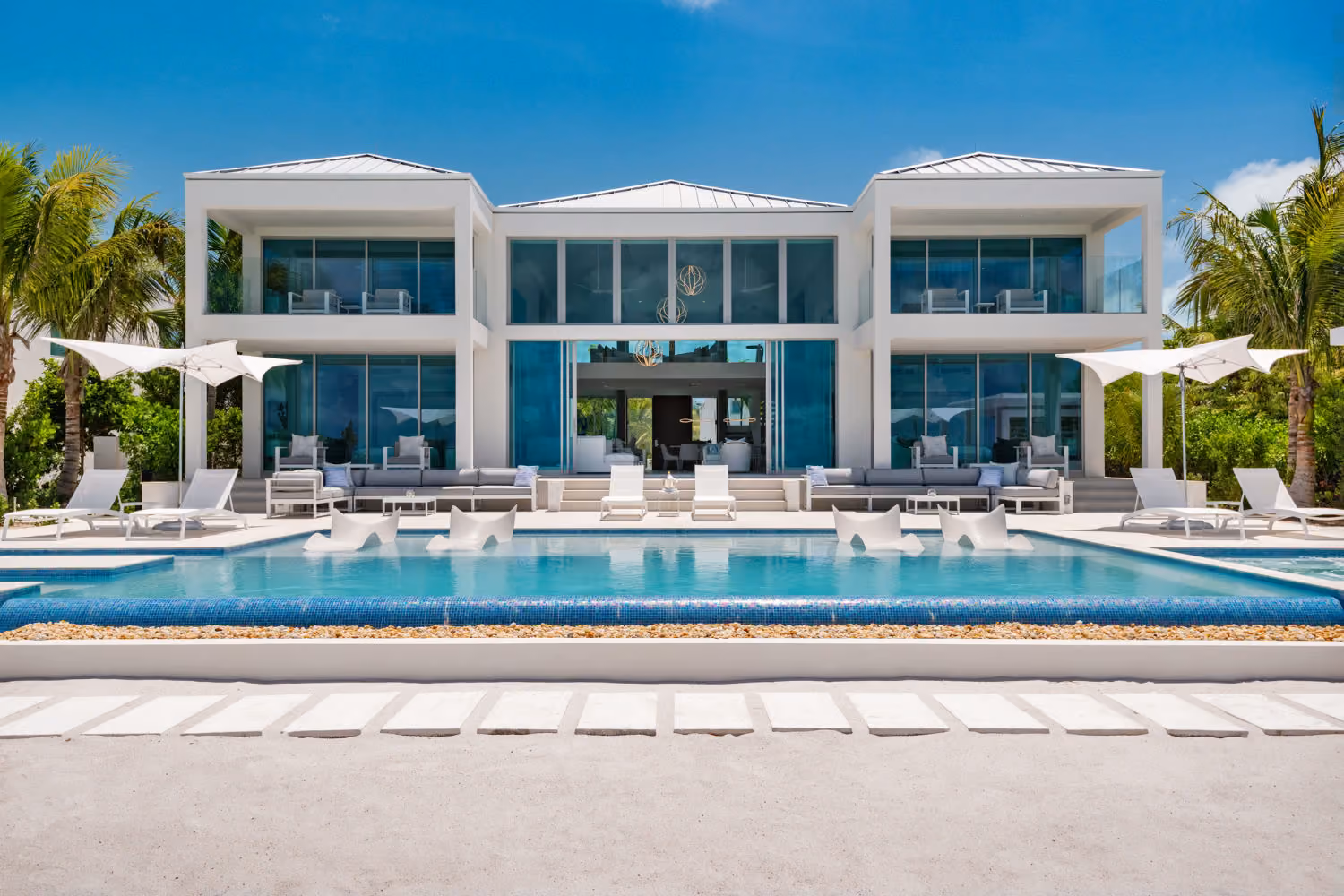 This is the Thumbnail for the Spectacular Oceanfront Villa on Grace Bay Beach item
