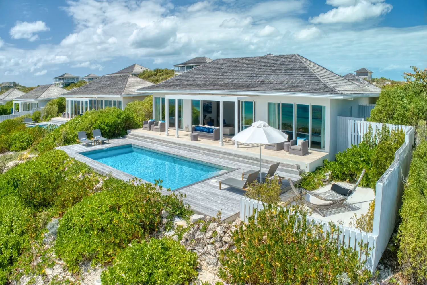 This is the Thumbnail for the Turks & Caicos Beachfront Property Rental With Pool Deck & Direct Beach Access in Luxury Resort in South Caicos item