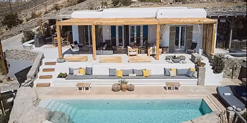 This is the Thumbnail for the Hillside Ftelia Bay Villa With Infinity Pool, Outdoor Gym, BBQ & Private Beach Access item