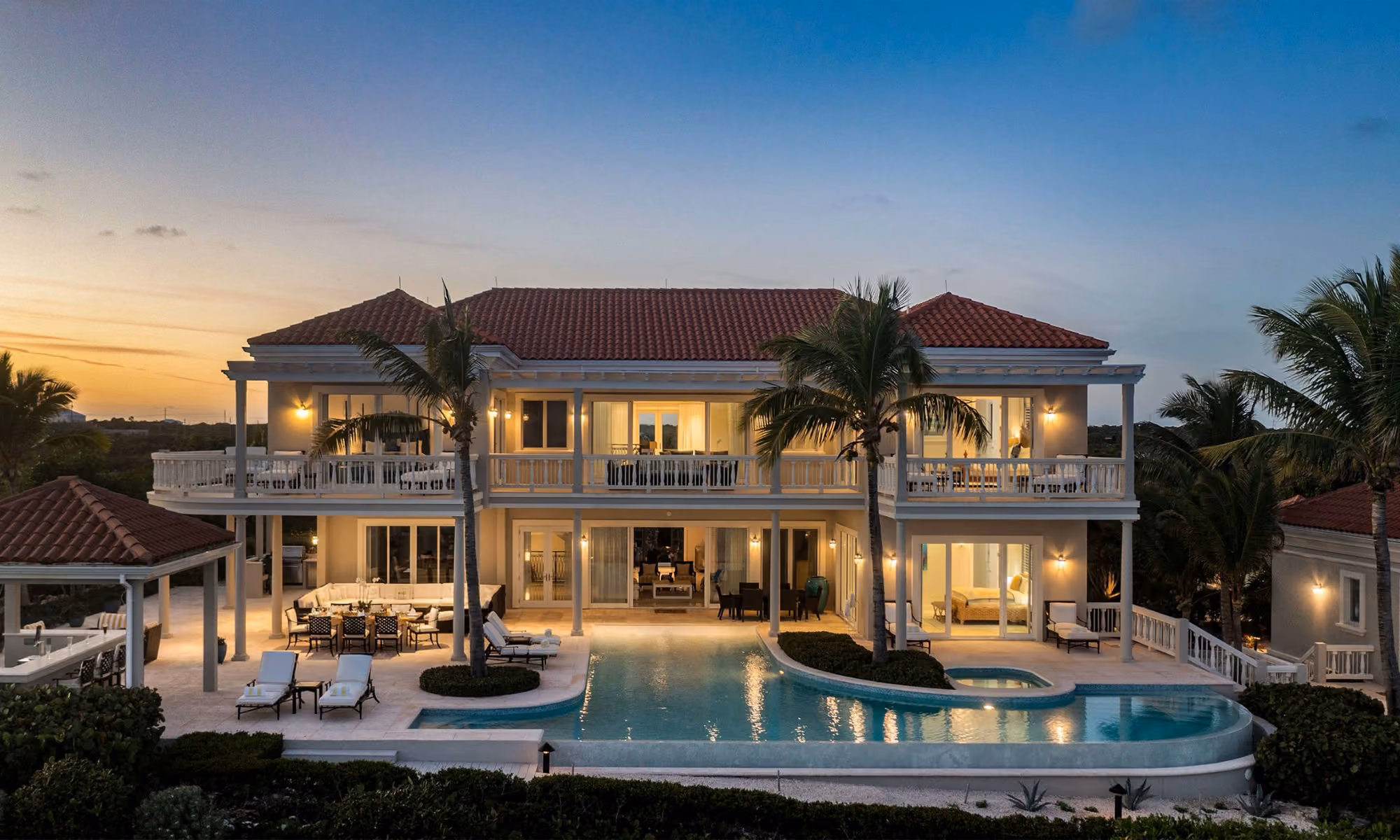 This is the Thumbnail for the Oceanfront Vacation Rental in Turks & Caicos on Stunning Long Bay Beach item