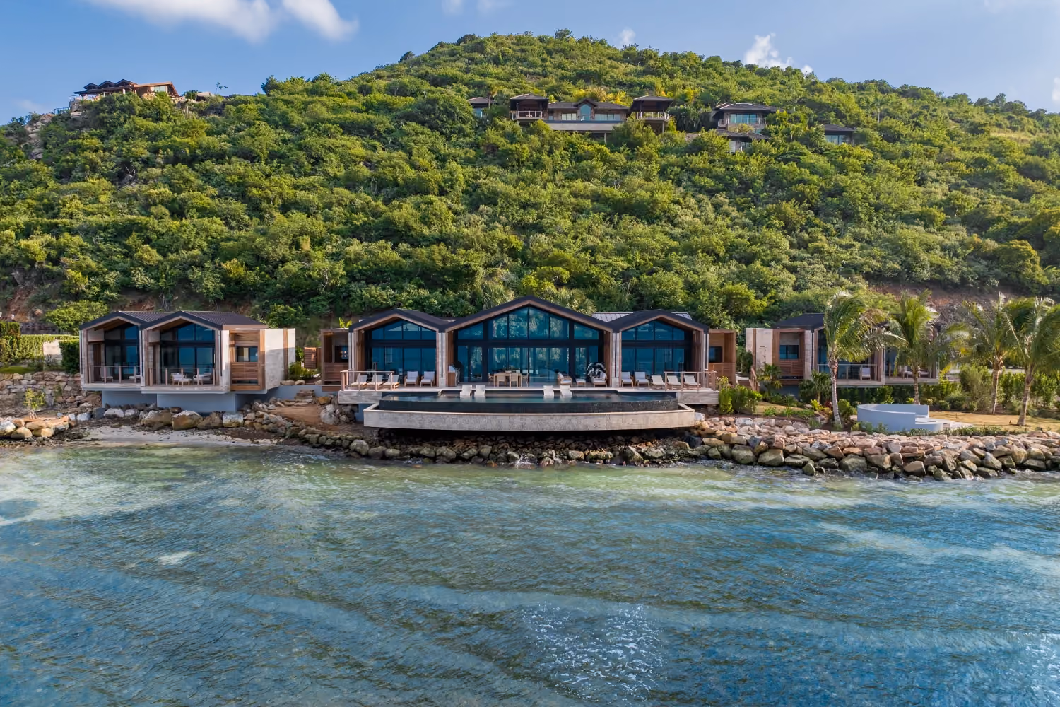 This is the Thumbnail for the Luxury Waterfront Villa in British Virgin Islands With Infinity Pool, Direct Ocean Access, and Sea Views  item