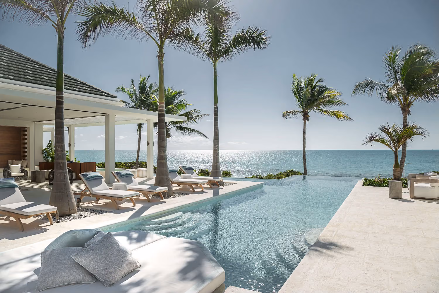 This is the Thumbnail for the Large Oceanfront Villa on Immaculate Long Bay Beach item