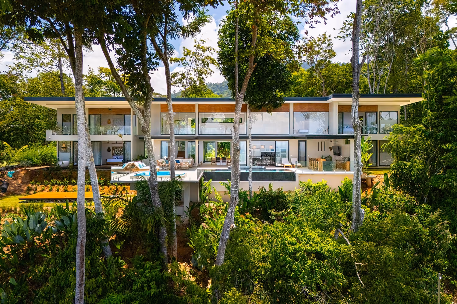 This is the Thumbnail for the Bahia Ballena Natural Sanctuary with Private Pool, Firepit Lounge & Jacuzzi item